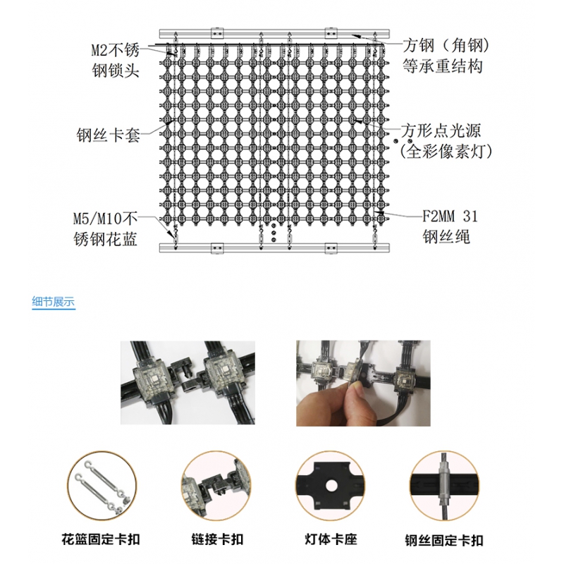 P38.5 LED 網格屏，LED網格軟屏，戶外LED網格屏